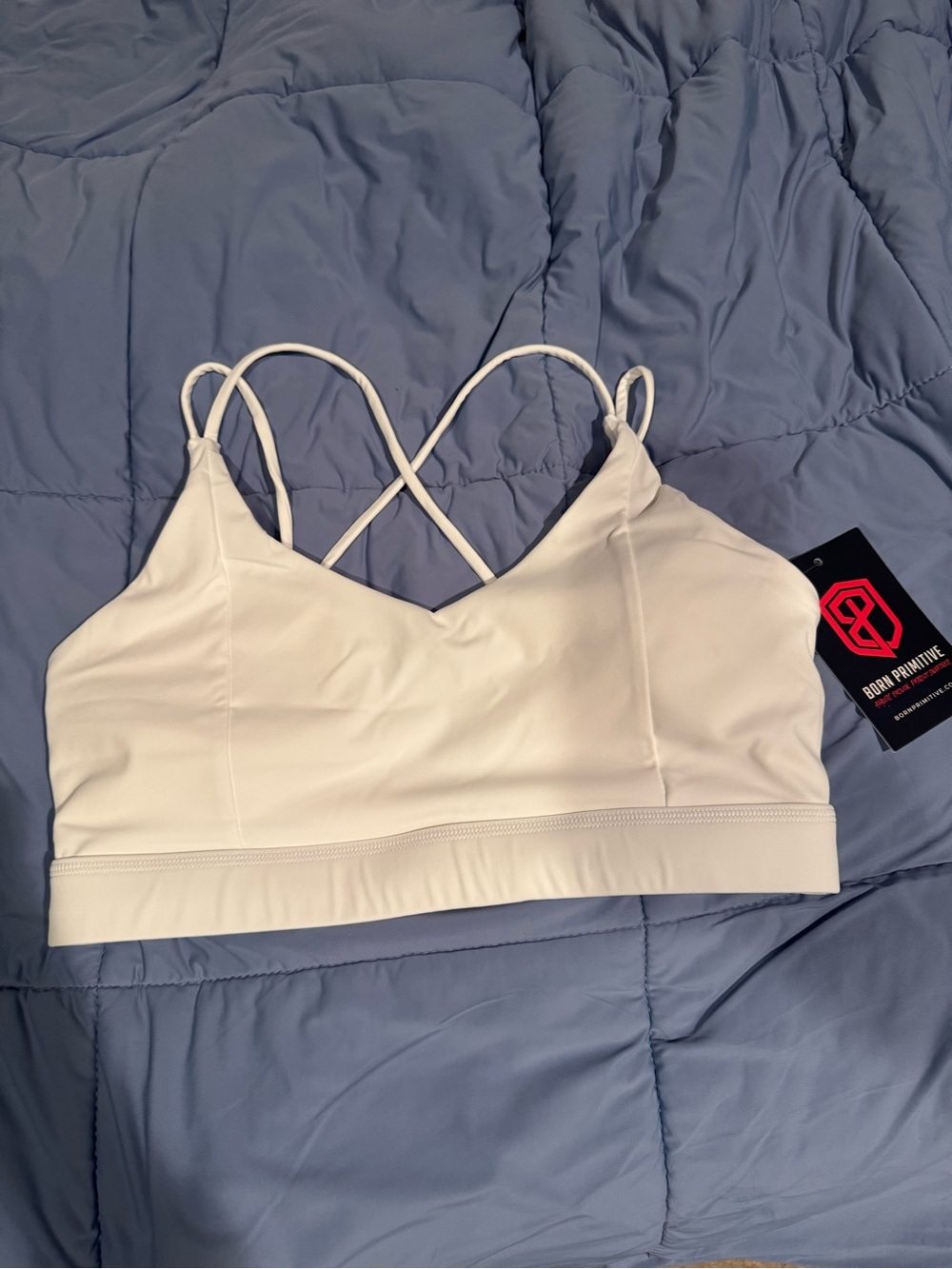 Born Primitive Cream Sports Bra